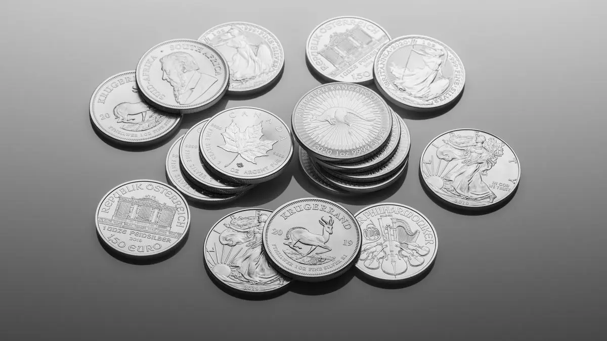 Silver bullion coins